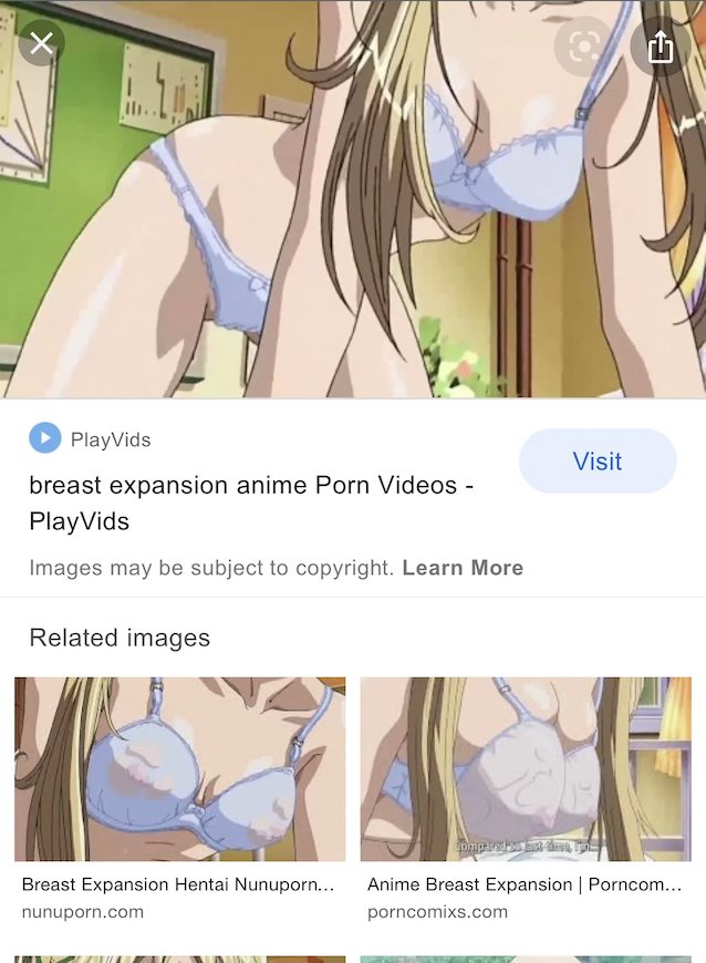 anime, boobs, blonde