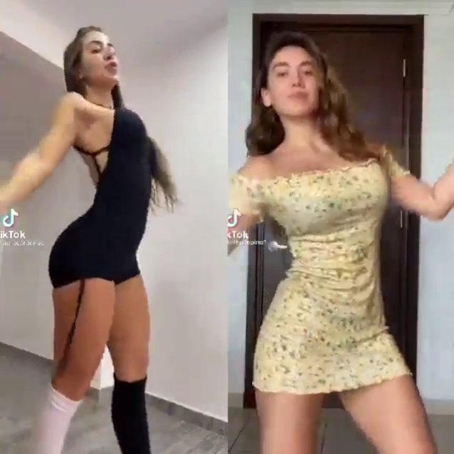 tiktok, big ass, bouncing, dance, latina