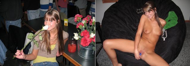 brunette amateur skinny