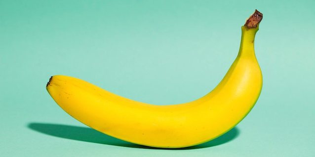 brunette banana bicycle