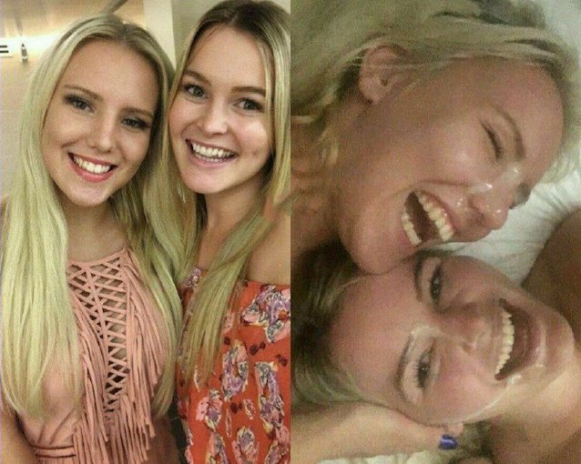 blondes threesome friends