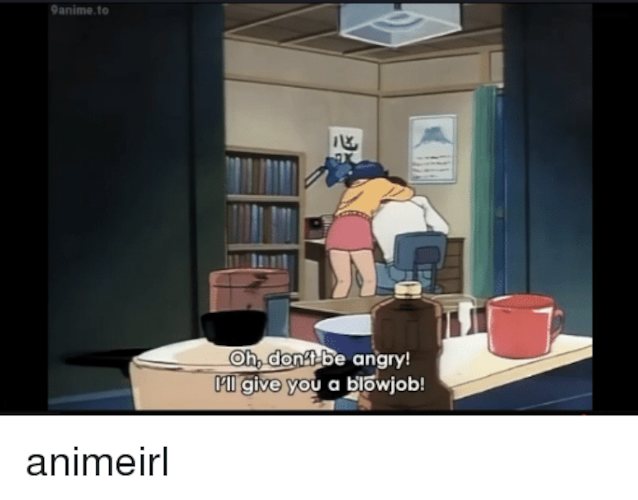 anime hentai blowjob