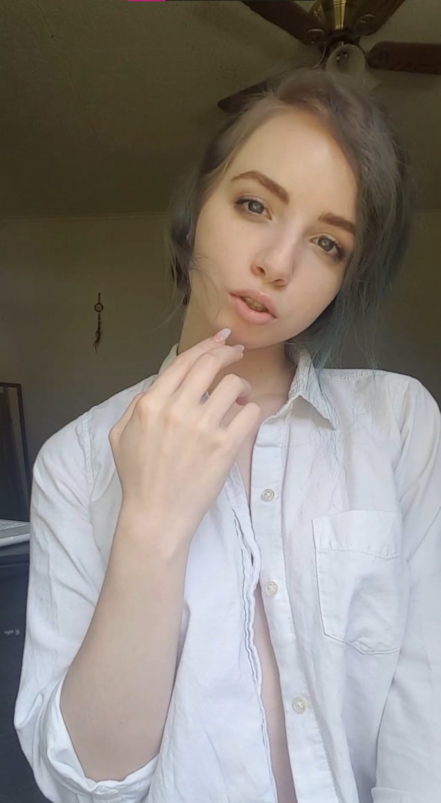 white shirt, teen, small tits