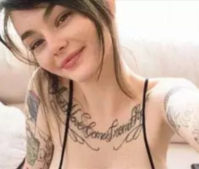 white petite tattoo