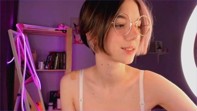 camgirl, bigtits, glasses, webcam