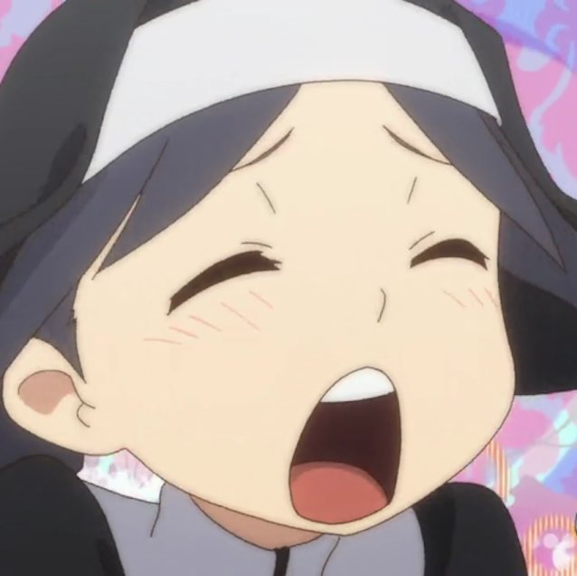 hentai, nun, ahegao