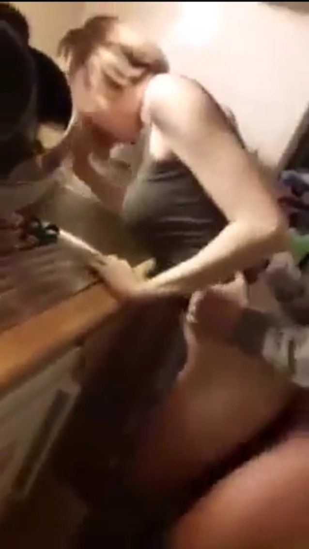 kitchen slapping standing