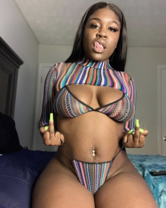 ebony, dark skin, booty, tits, lips