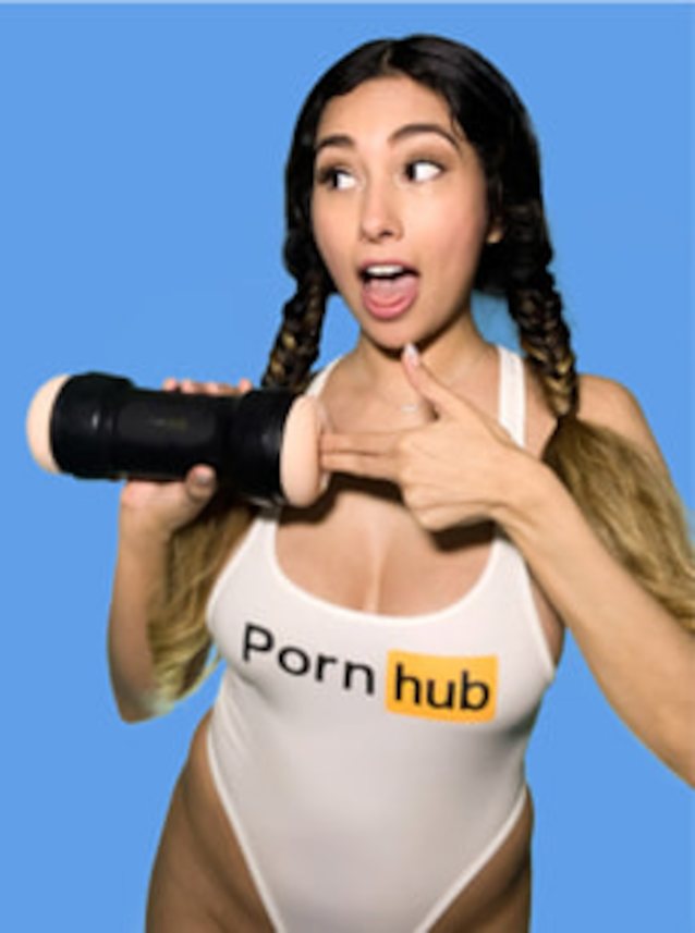 big tits, pretty, pigtails, cute, pornhub shirt