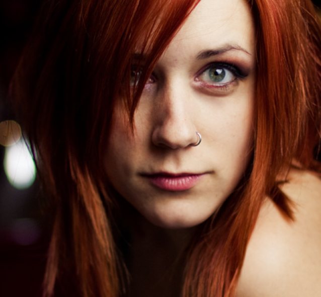 suicide girl redhead pierced