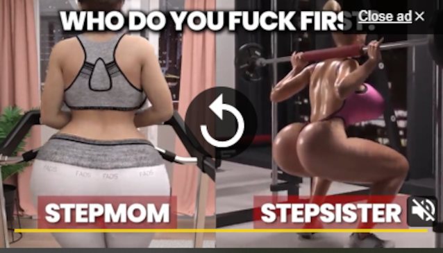 3dcgi, squats, stepsister, video, familyporngamescom