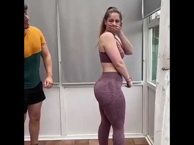 ass, jiggle, thick, yogapants