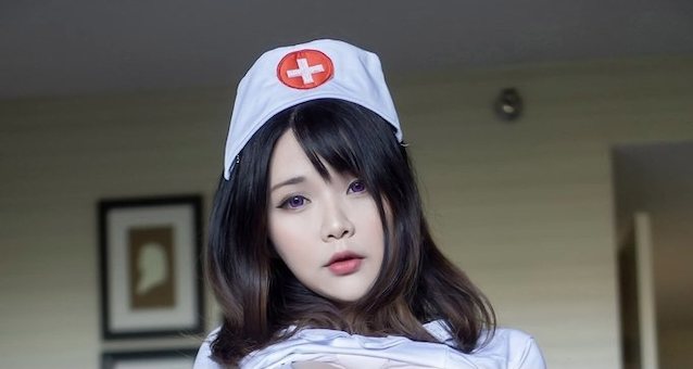 nurse, big tits, pretty