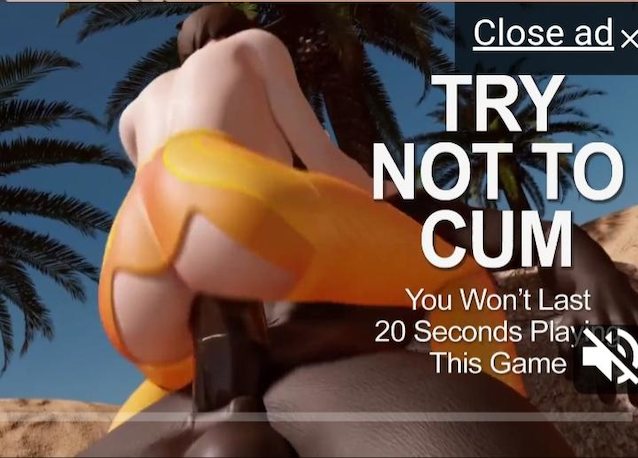 porn ad, orange pants, sexy, straight