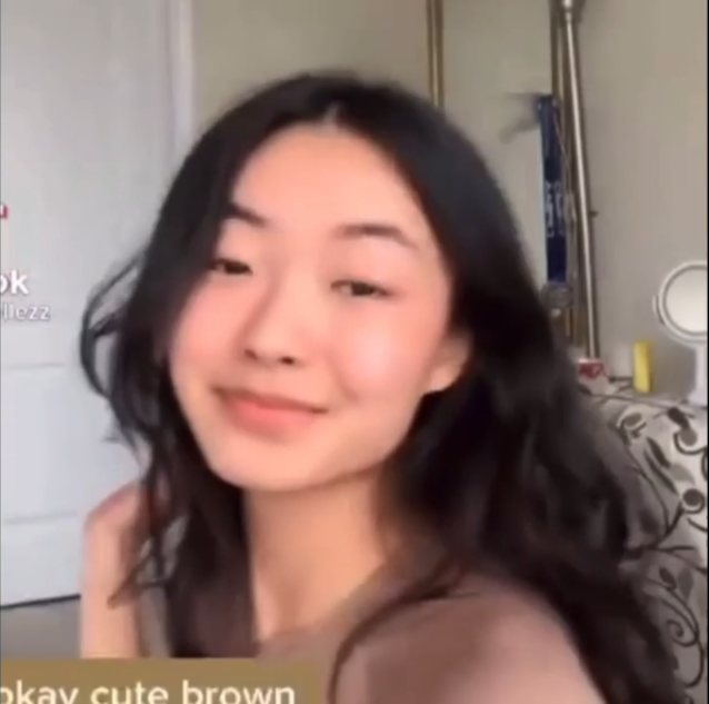 asian, teen, brunette, tiktok