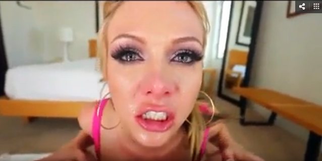 blonde deepthroat big tits