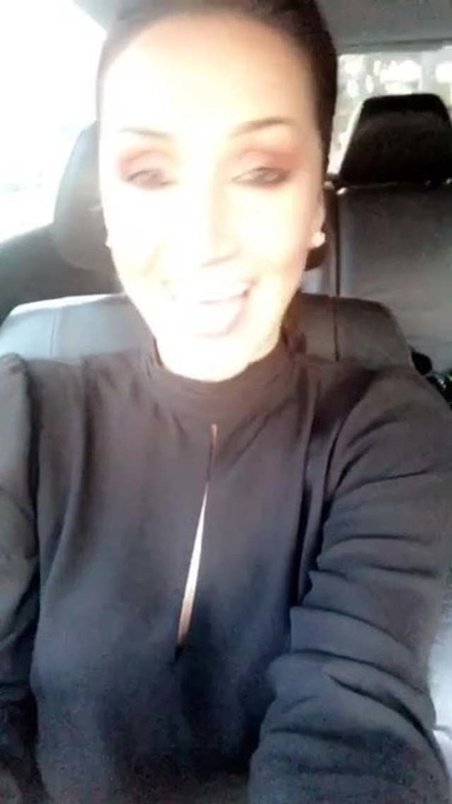 solo girl flashing car