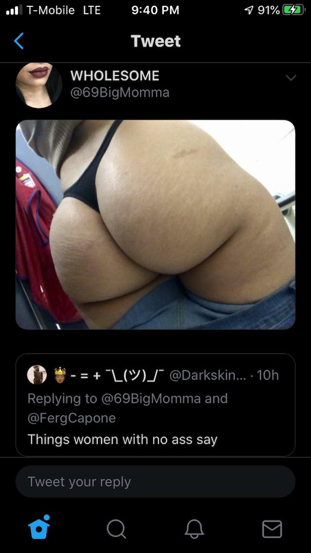 twitter, ass, big ass, thong, booty