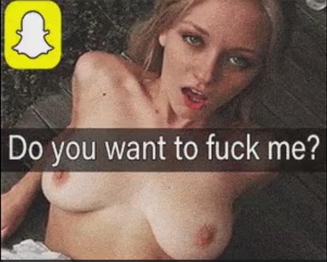 blond snapchat adv