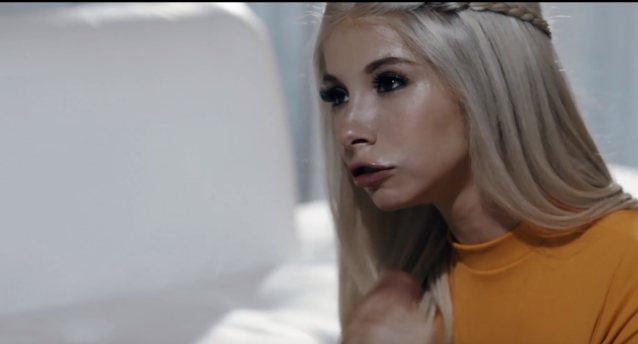 blonde braids blowjob