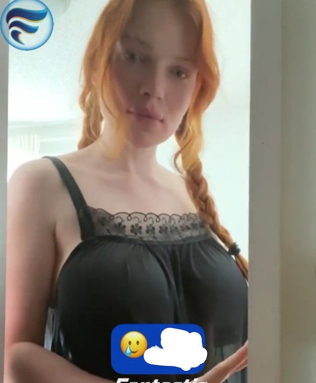 tits, breast, ginger, red hear, big tits