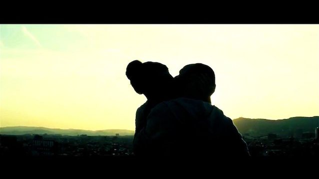 kissing, talk about sex pmv, sunset