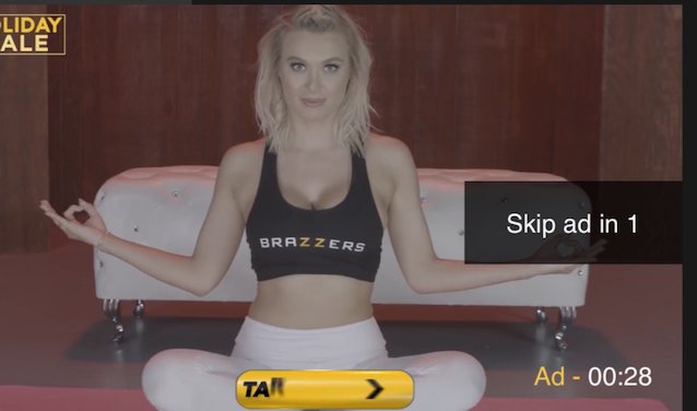 blonde brazzers porn ad