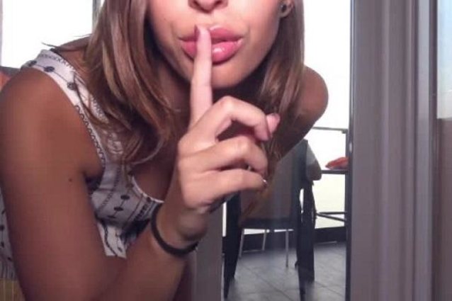 hidden blonde strip