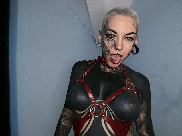 split tongue, big tits, cosplay, big boobs, bdsm