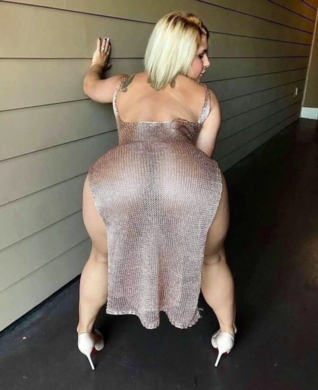 blonde big ass thick