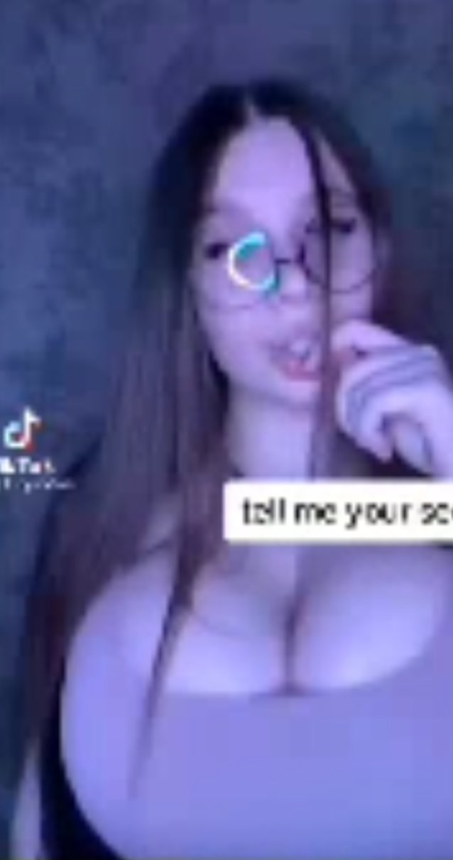 camgirl, tik thot, glasses, big tits, brunette