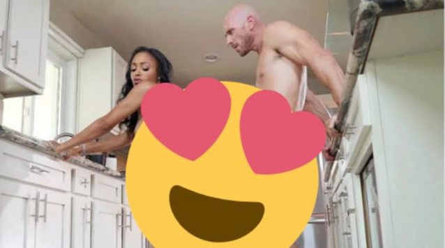 ebony johny sins hot