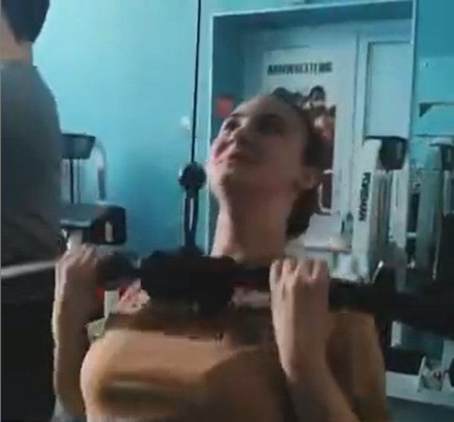 gym workout boobs