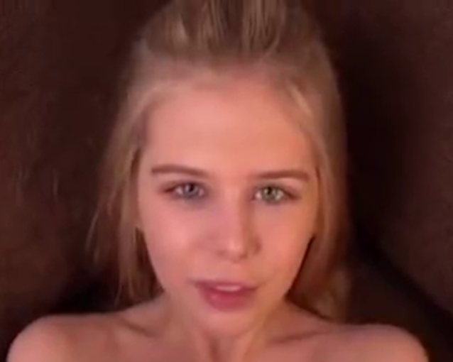 blonde teen green eyes