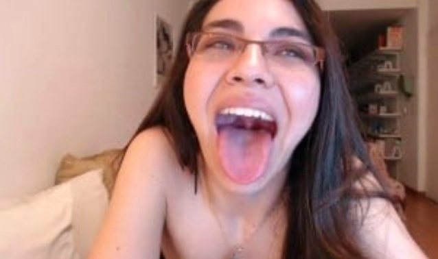 camgirl, glasses, latina, tongue, masturbation