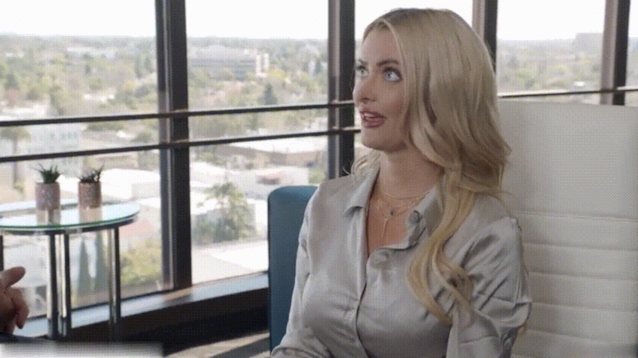 blonde office milf