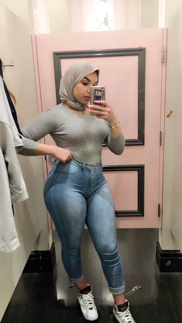 hijab, big ass, arab