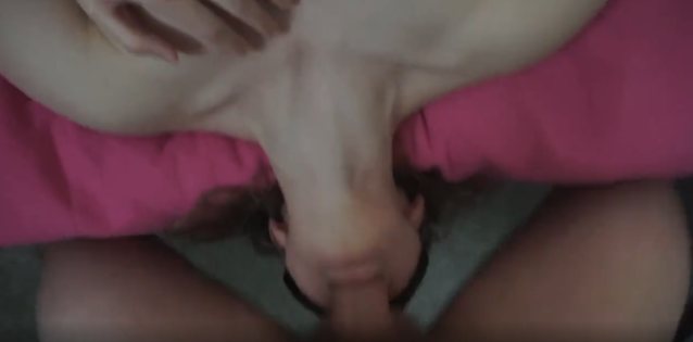 big tits throat fuck pov
