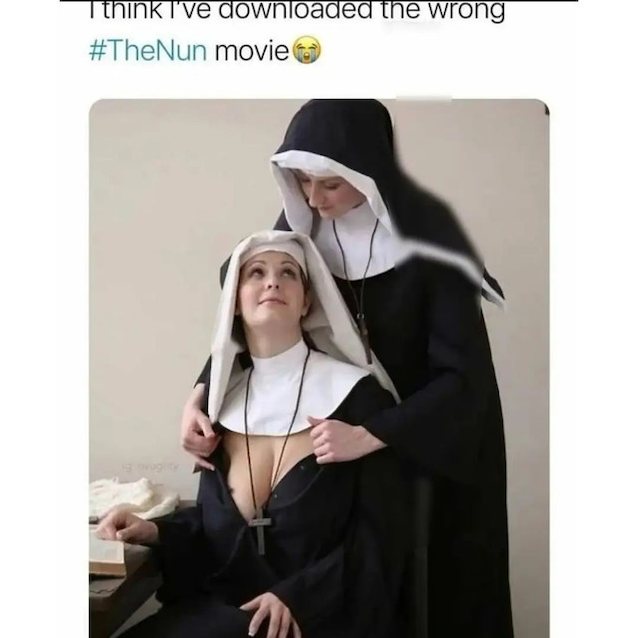 nun, sex, big tits, taboo, amateur