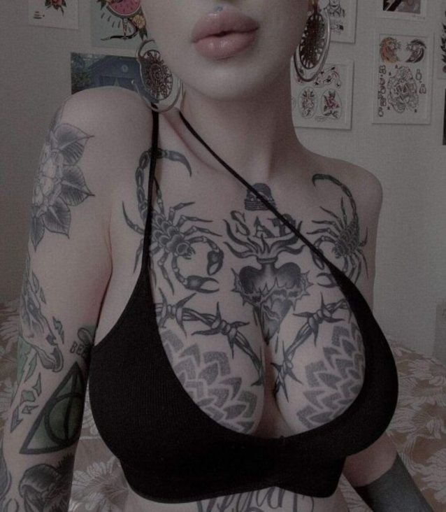 big tits, tatto, amateur