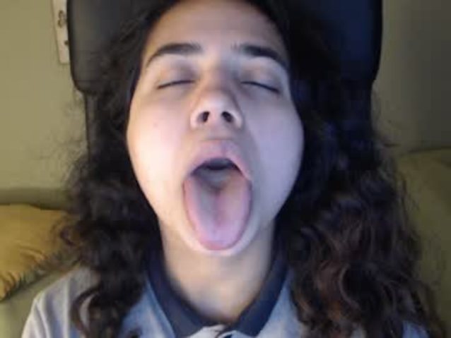 ahegao, tongue, cum, joi