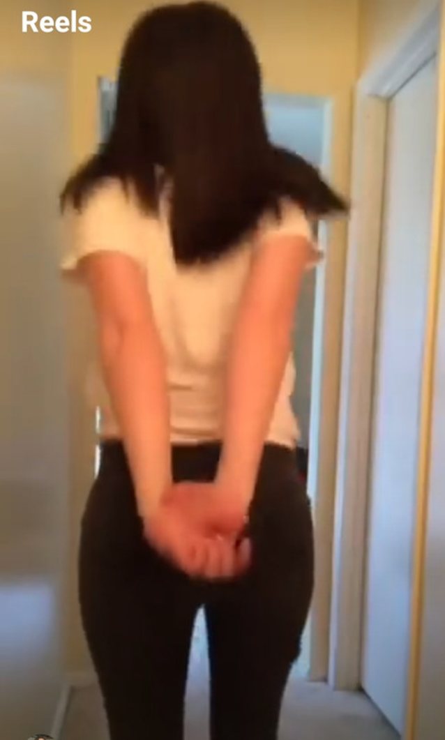 big tits big ass jumping