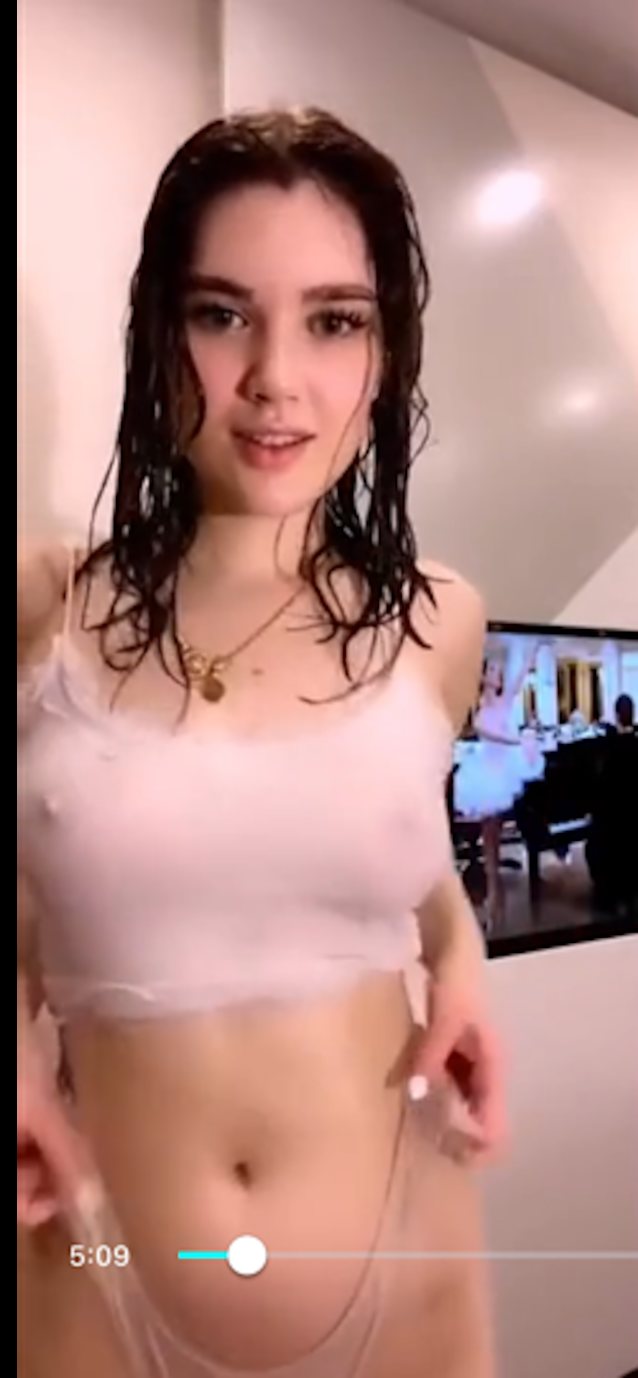 wet teeshirt, shower, see through