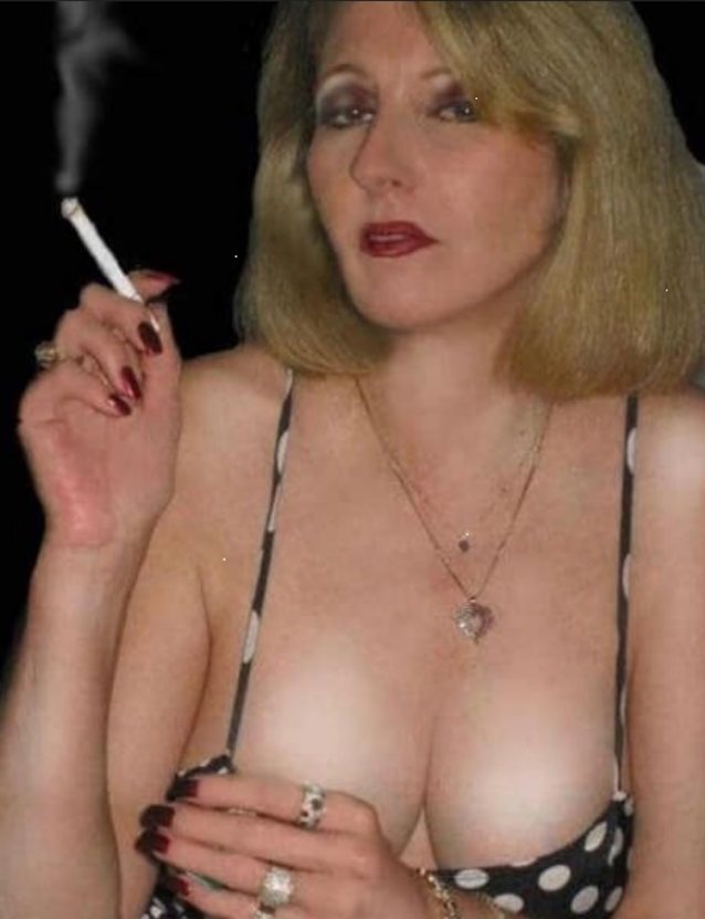 smoking, blonde, lingerie, erotic