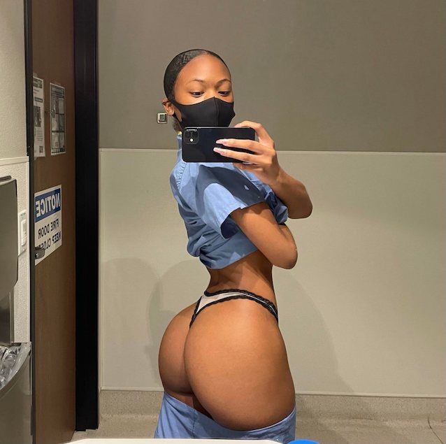 nurse black ass