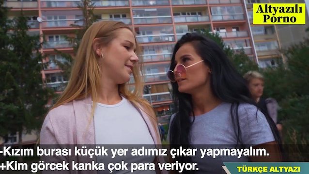 blonde glasses threesome