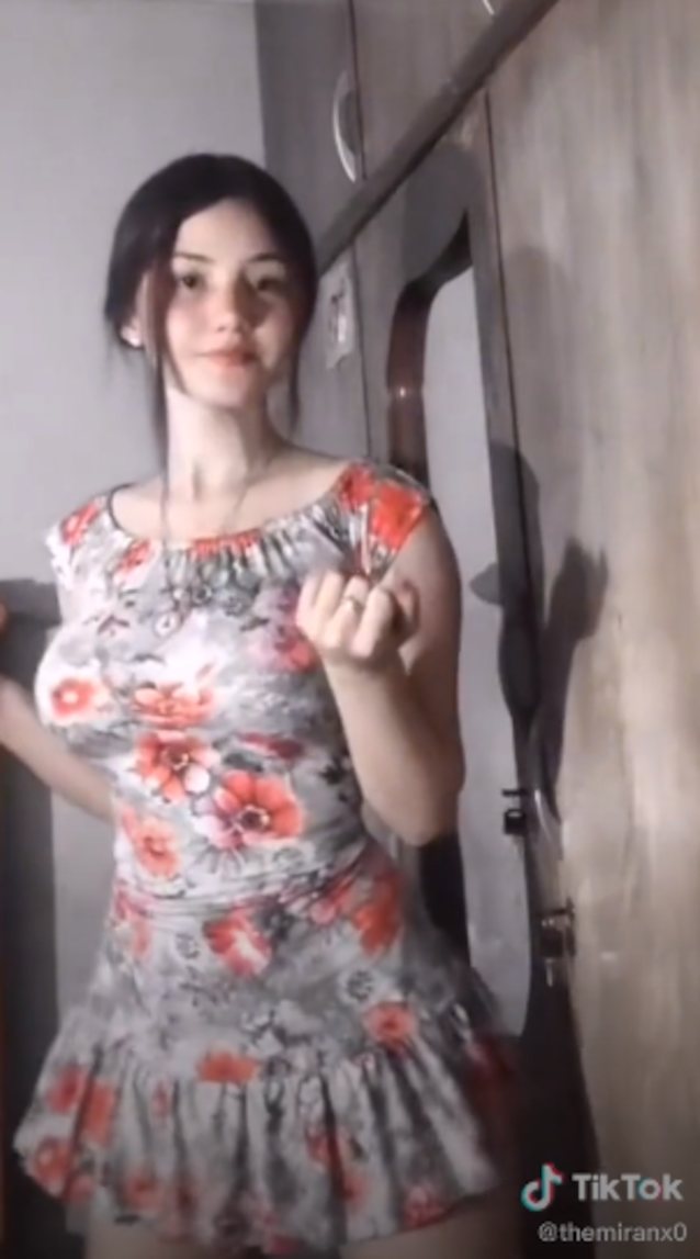 tiktok brunette dance