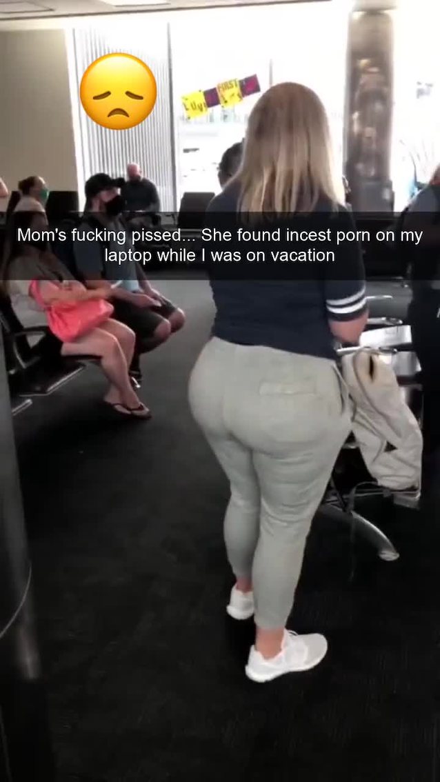 big ass, blonde, milf, mom, son