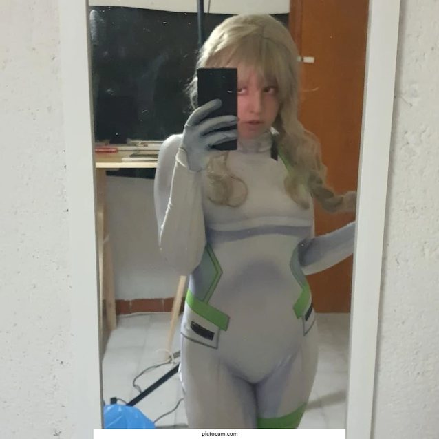 phone, cosplay, blonde