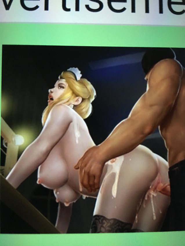 blonde maid, 3d porn, rule 34